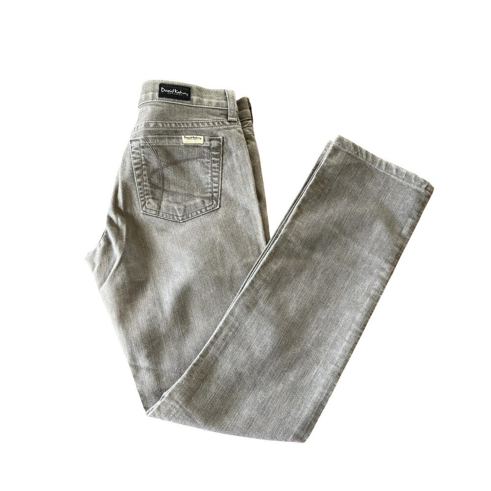 David Kahn Jeanswear Gray Straight Leg Jeans SZ 27